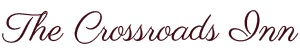 Text logo of "The Crossroads Inn" in elegant font.
